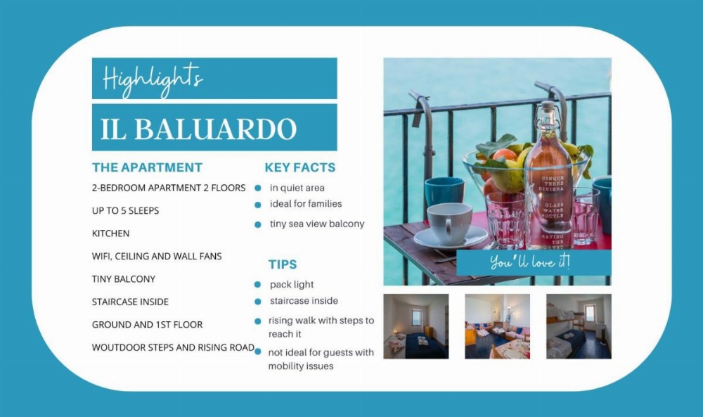 Il Baluardo Sea View Apartment on the Cliff Image 10